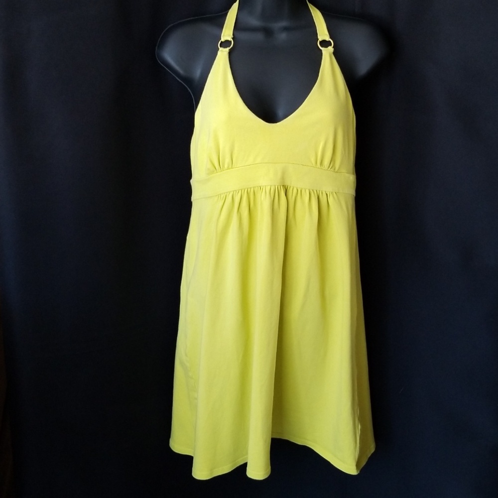 Lime Green Halter Top/Dress